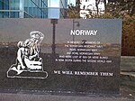 Norwegian Memorial beside the museum NorwegianNavyMemorial.jpg