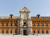 Palacio San Telmo facade Seville Spain