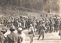 19th Infantry Battalion of the Military Police of Minas Gerais moving forward to the battle against the Paulistas.