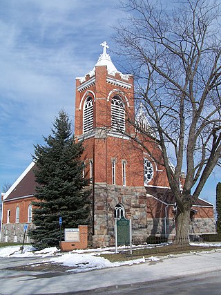 <span class="mw-page-title-main">St. Augustine Catholic Church and Cemetery (Hartland, Michigan)</span> Historic church in Michigan, United States