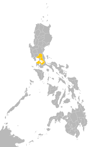 Location of Urban Luzon within the Philippines. Urban Luzon location.png