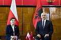 Polish Prime Minister Beata Szydło with Edi Rama (2016)