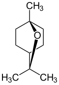 Structuurformule van eucalyptol