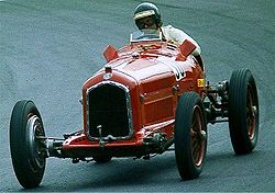 Alain de Cadenet with Alfa Romeo P3.