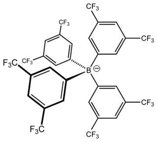 Tetrakis(3,5-bis(trifluoromethyl)phenyl)borate Chemical compound