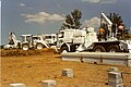 Bygging av OP på grensen mellom Kossovo og Makedonia Foto: Paal Sørensen 1993