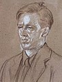 Cecil Day-Lewis eerste helft van de 20e eeuw (Krijttekening: William Rothenstein) overleden op 22 mei 1972