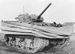 <span class="mw-page-title-main">DD tank</span> British WWII amphibious swimming tank