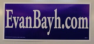 <span class="mw-page-title-main">Evan Bayh 2008 presidential campaign</span> 2008 presidential campaign of Evan Bayh