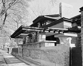 <span class="mw-page-title-main">Frank Lloyd Wright Home and Studio</span> Historic house in Illinois, United States