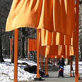 Near the north end of the Great Lawn, facing west toward Spector Playground. (Image date: February 23, 2005)