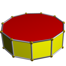 Regular hendecagonal prism Hendecagonal prism.png