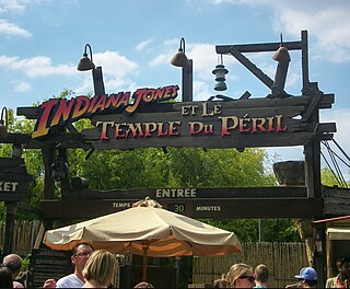 <span class="mw-page-title-main">Indiana Jones and the Temple of Peril</span> Roller coaster at Disneyland Paris