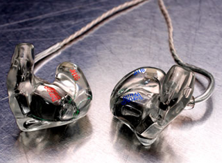 <span class="mw-page-title-main">In-ear monitor</span> Audio earpiece commonly used in live music and television