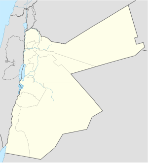 Thành phố Zarqa trên bản đồ Jordan