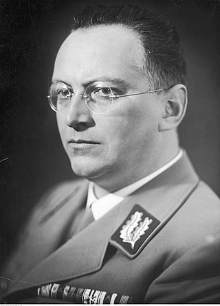 <span class="mw-page-title-main">Konrad Henlein</span> Sudeten German politician, Gauleiter, SS-Obergruppenführer