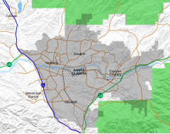 2019 Saugus High School shooting is located in Santa Clarita