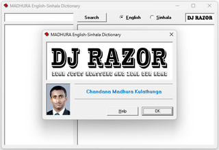 <span class="mw-page-title-main">Madura English–Sinhala Dictionary</span> Sri Lankan free electronic dictionary service