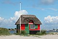 Strandhuisje in Ærø Hale bij Marstal