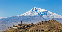 Chor Virap met de Ararat in de verte