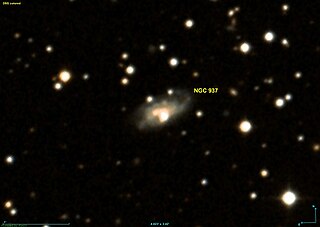 <span class="mw-page-title-main">NGC 937</span> Barred spiral galaxy in the constellation Andromeda