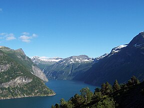 Fjord in Sunnmøre, Norway