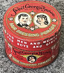 Sweet Georgia Brown Hair Dressing Pomade from 1947 Sweet-Georgia-Brown-Hair-Dressing-Pomade-1947.jpg