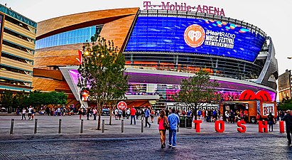 T-Mobile Arena i Las Vegas, Nevada.