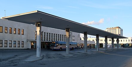 Tampereen linja-autoasema, Tampere, 1938.