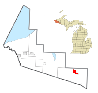 <span class="mw-page-title-main">Watersmeet, Michigan</span> Census-designated place & unincorporated community in Michigan, United States