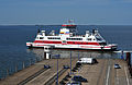 * Nomination: Dagebüll, Germany, Ferry "Uthlande" --Ralf Roletschek 10:53, 8 May 2013 (UTC) * Review  Comment some dust spots (see notes), tilted and noised sky a bit. Can you fix it? -- George Chernilevsky 19:56, 8 May 2013 (UTC) oh yes, it was strong tilted, sorry. i have it fixed but i have a problem with cache? --Ralf Roletschek 20:16, 8 May 2013 (UTC)