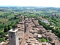 Panorama dalla Torre Grossa: Via San Giovanni