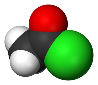 <span class="mw-page-title-main">Acetyl chloride</span> Organic compound (CH₃COCl)