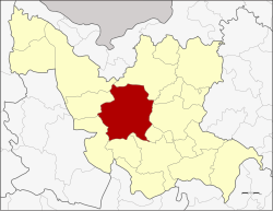 District location in Udon Thani province