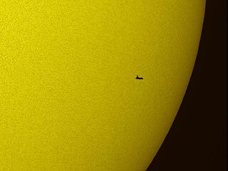 Solar transit The transit of an astronomical object in front of the Sun from the Earths perspective