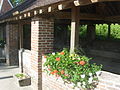 The Sivrey Lavoir with flowers