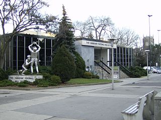 <span class="mw-page-title-main">Canadian Football Hall of Fame</span> Canadian football museum in Ontario, Canada