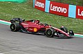 Sainz driving the Ferrari F1-75 at the 2022 Emilia Romagna Grand Prix