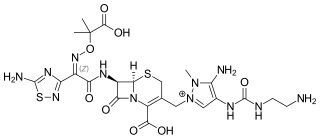 <span class="mw-page-title-main">Ceftolozane/tazobactam</span> Antibiotic