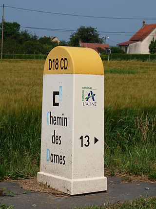 <span class="mw-page-title-main">Chemin des Dames</span> Road in France