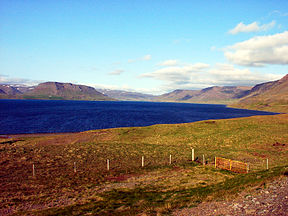 Gilsfjörður in Iceland