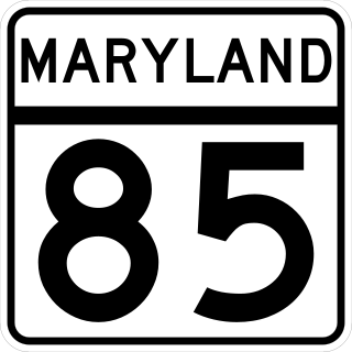 <span class="mw-page-title-main">Maryland Route 85</span> State highway in Frederick County, Maryland, US, known as Buckeystown Pike