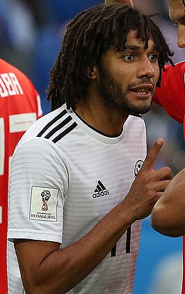 Elneny op het WK 2018.