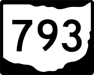 <span class="mw-page-title-main">Ohio State Route 793</span> State highway in Fairfield County, Ohio, US