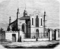 Włocławek – Stará velká synagoga vybudovaná v letech 1847–1854 (zbořena v roce 1940).