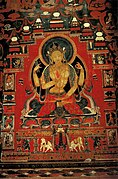 Prajnaparamita. Wall painting, Tholing monastery, Western Tibet, 2nd half of the 15th century.jpg