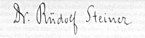 Rudolf Steiner, podpis (z wikidata)