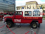 Honker in fire - engine version. This fire engine served for many years in one of the SOPiRG ArcelorMittal Polska fire fighting units.