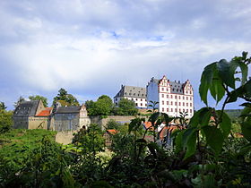 Blick auf Schloss Lichtenberg