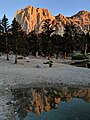 Sunrise on Thor Peak, from Mt. Whitney Trail